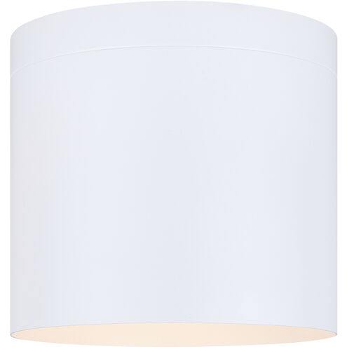 Agna 1 Light 8 inch Matte White Flush Mount Ceiling Light