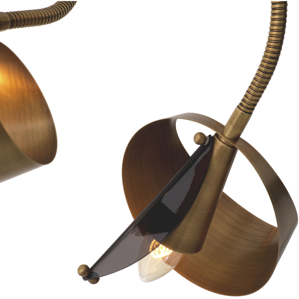 Corrientes 21 Light 51.18 inch Antique Brass with Grey Acrylic Chandelier Ceiling Light