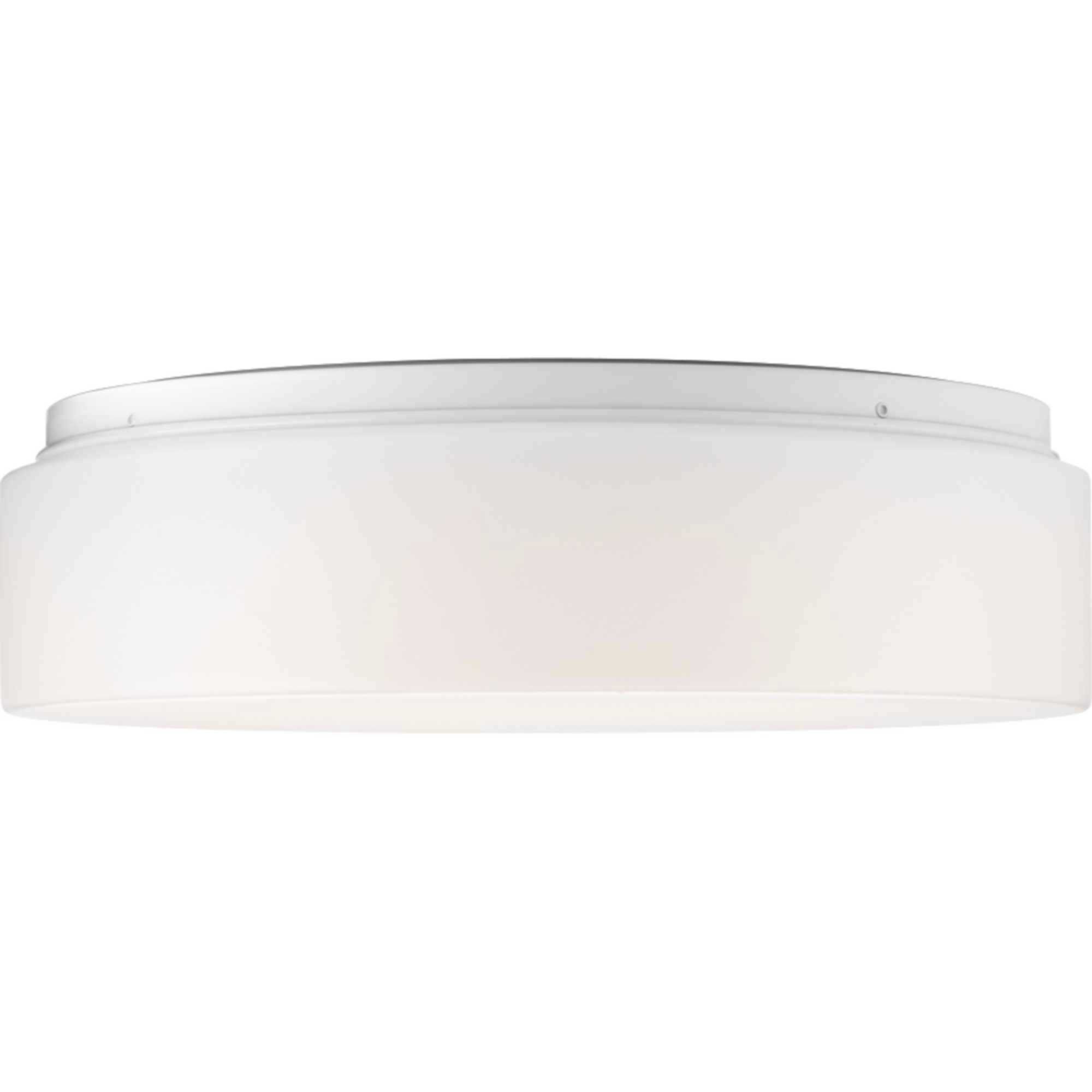 Drums And Clouds LED 13.56 inch White Flush Mount Ceiling Light, Progress LED