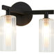 Kristof LED 11.38 inch Black Wall Sconce Wall Light