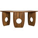 Lobster 71 X 24 inch Dark Walnut Desk
