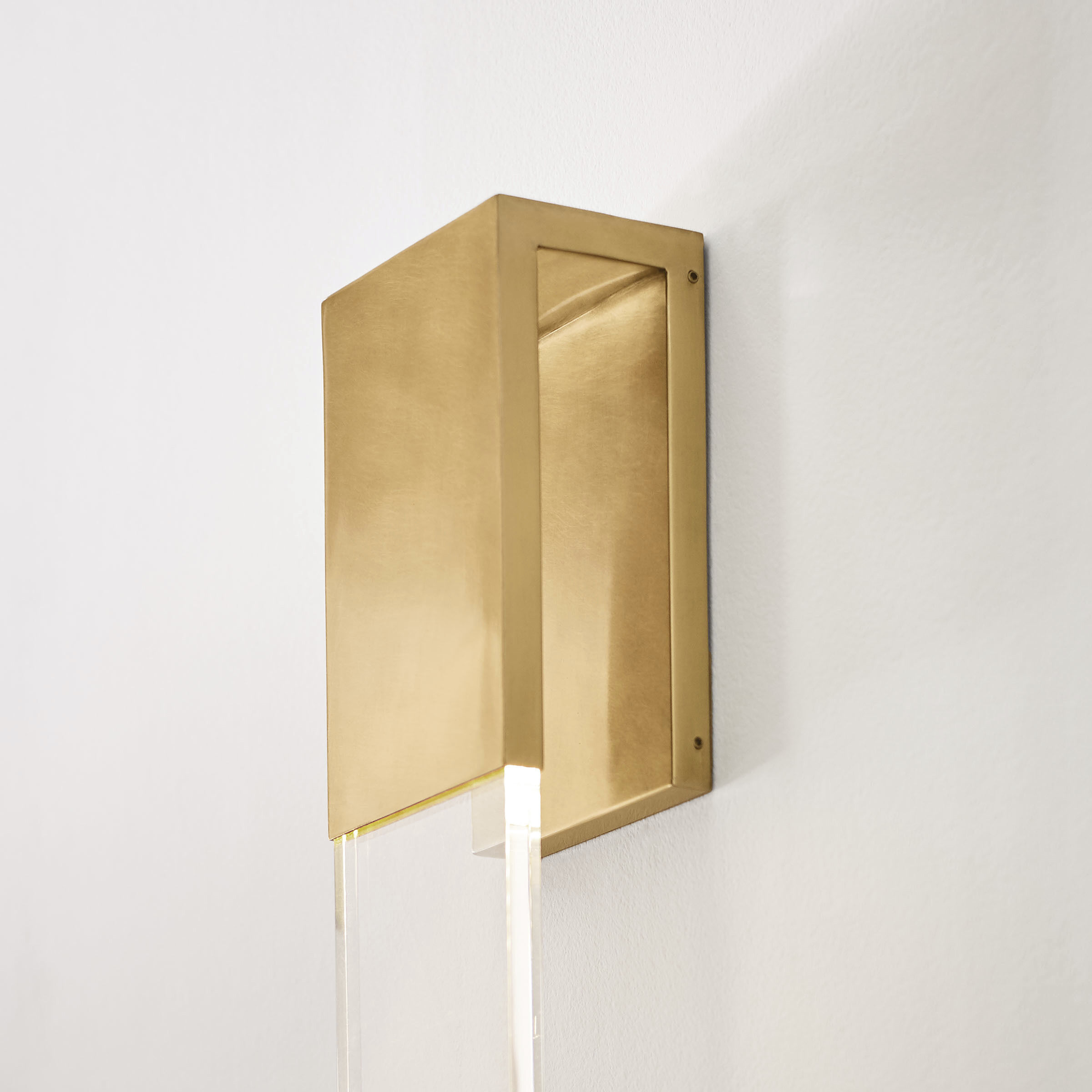 Kelly Wearstler Kulma LED 20.4 inch Natural Brass Outdoor Wall Light, Integrated LED