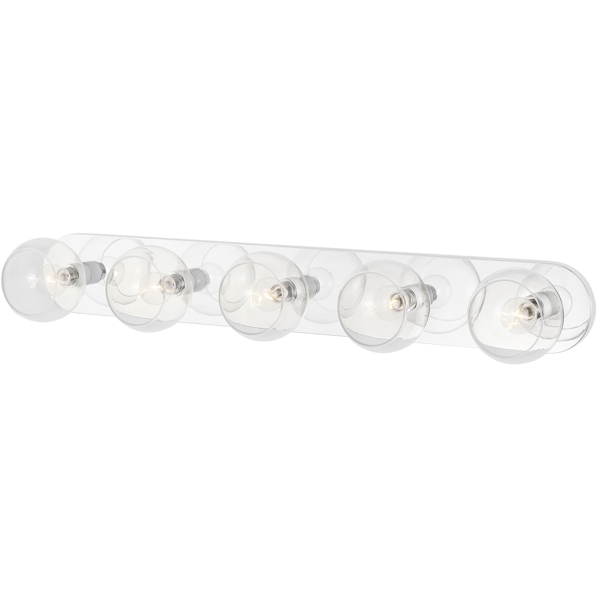 kate spade new york Monroe 5 Light 36 inch Polished Nickel Vanity Light Wall Light