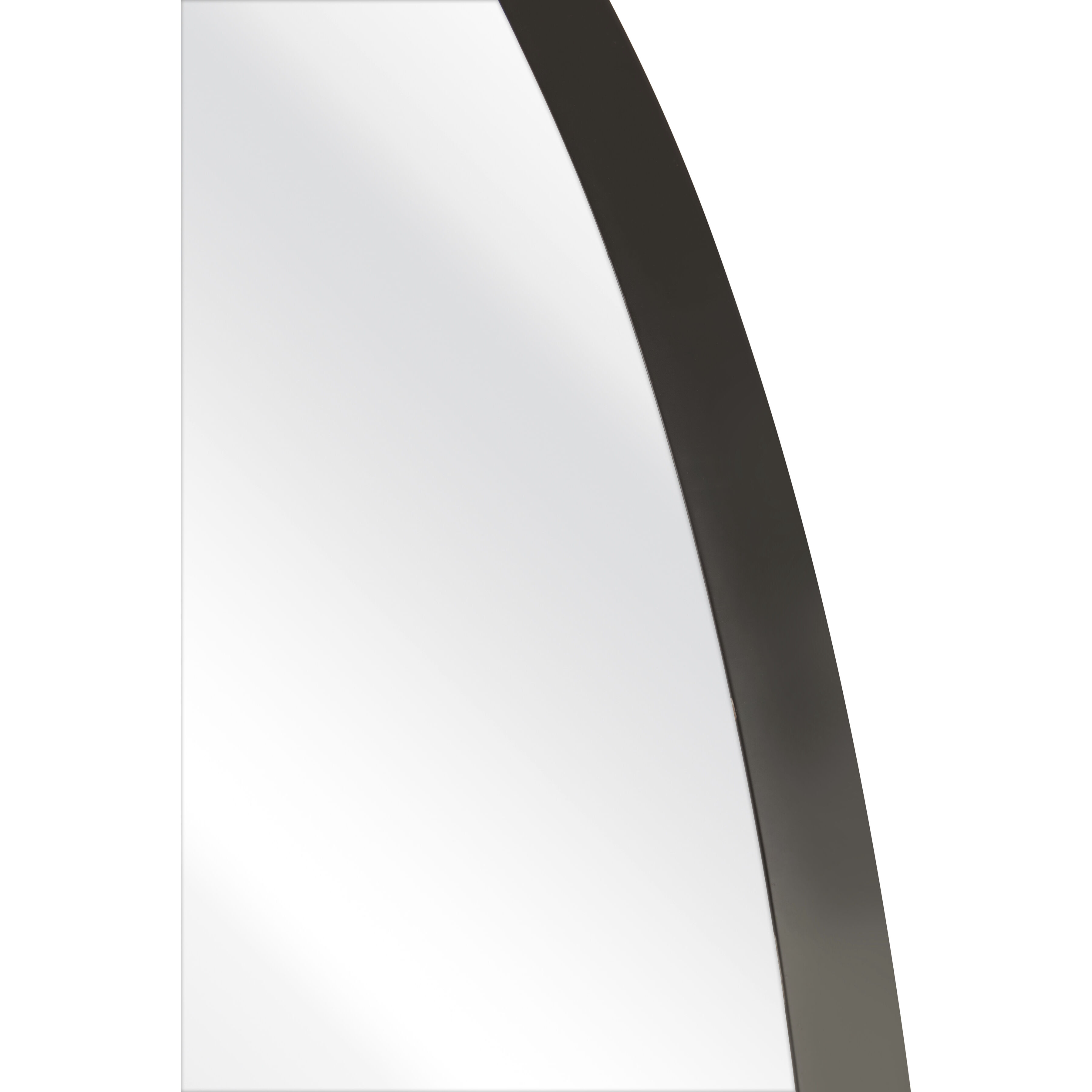 Beni 36 X 36 inch Black Wall Mirror