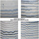Droplet 28 inch 150 watt Striped Blue and White Glaze Table Lamp Portable Light