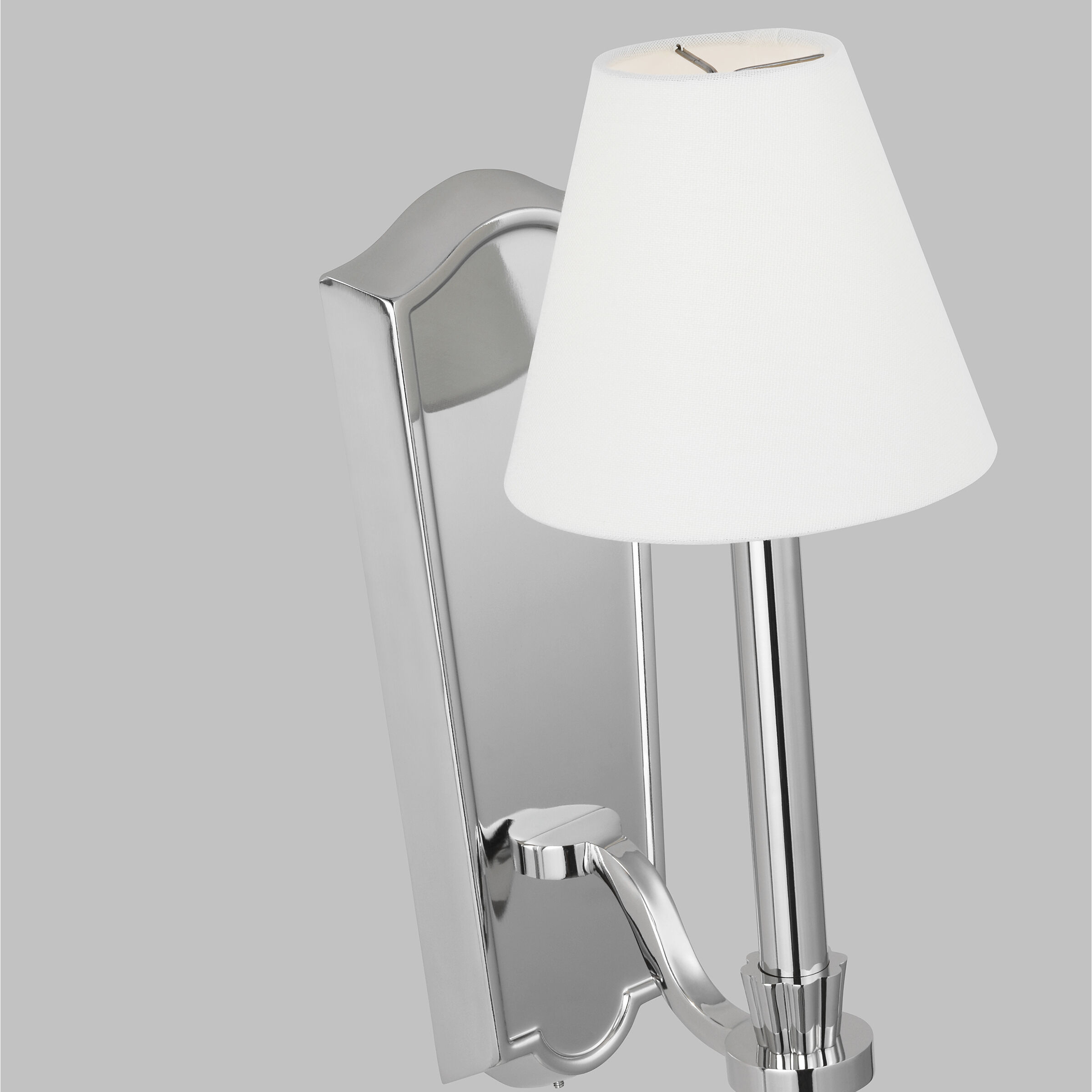 AH by Alexa Hampton Paisley 1 Light 3 inch Polished Nickel Tall Sconce Wall Light