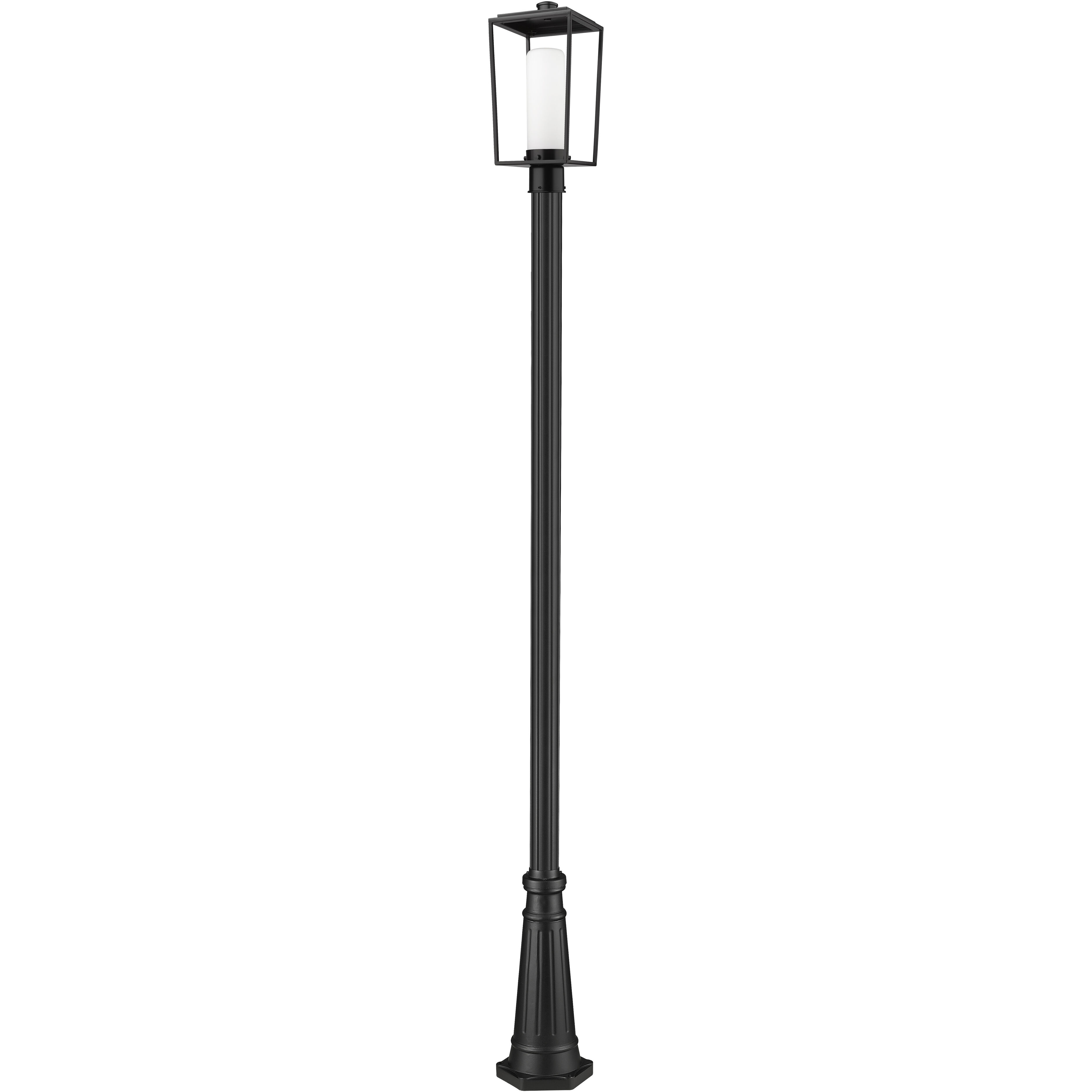 Sheridan 1 Light 111.5 inch Black Outdoor Post Mounted Fixture