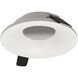 Iolite Can-Less White with White Recessed Trim