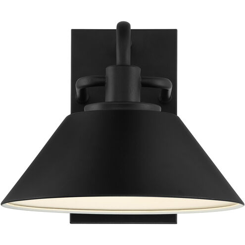Avalon LED 10 inch Black Outdoor Wall Sconce