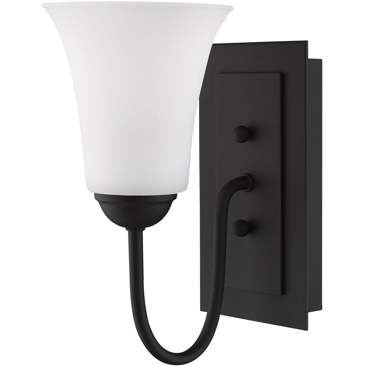 Ridgedale 1 Light 6 inch Black Wall Sconce Wall Light