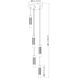 Stari 5 Light 12 inch Brushed Nickel Chandelier Ceiling Light