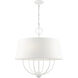 Ridgecrest 6 Light 24 inch White Pendant Chandelier Ceiling Light