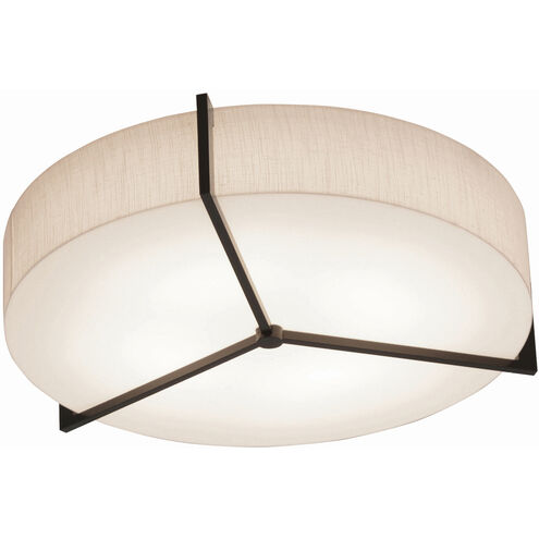 Apex 1 Light 21 inch Espresso Flush Mount Ceiling Light