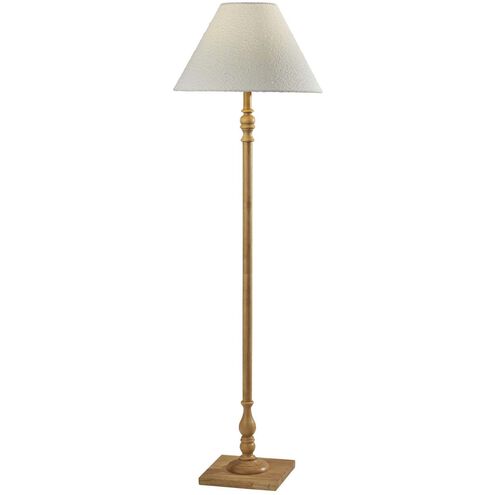 Rigby 59.5 inch 150.00 watt Natural Wood Floor Lamp Portable Light