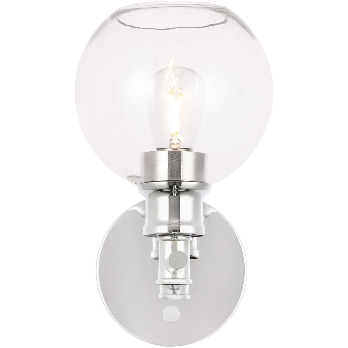 Collier 1 Light 6 inch Chrome Wall sconce Wall Light