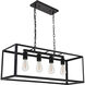 Coatesville 4 Light 9.4 inch Black Pendant Ceiling Light