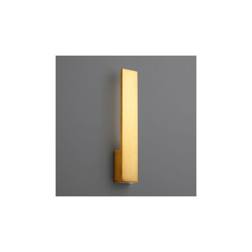 Icon 1 Light 3 inch Aged Brass Sconce Wall Light