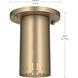 Ruehl 1 Light Champagne Bronze Flush Mount Ceiling Light