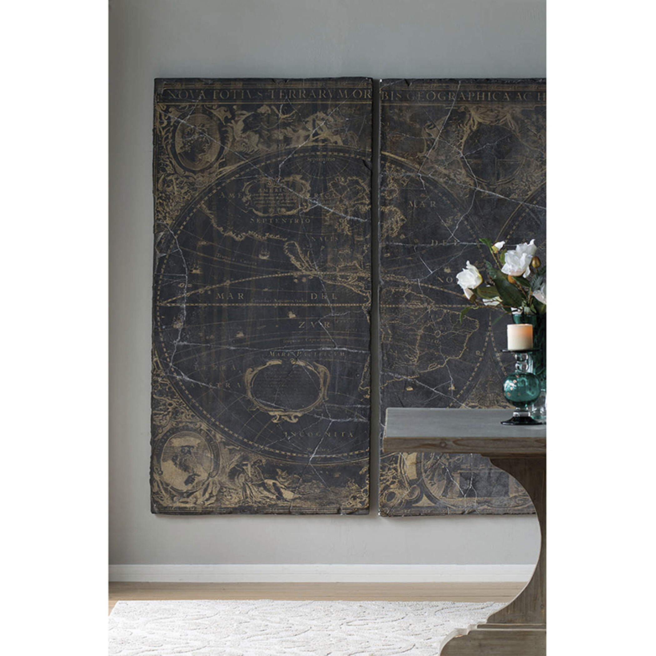 Anita Black and Gold Wall Décor, Set of 3