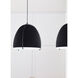 Sean Lavin Paravo 1 Light 15.1 inch Gloss Black/Matte Black Pendant Ceiling Light in Incandescent