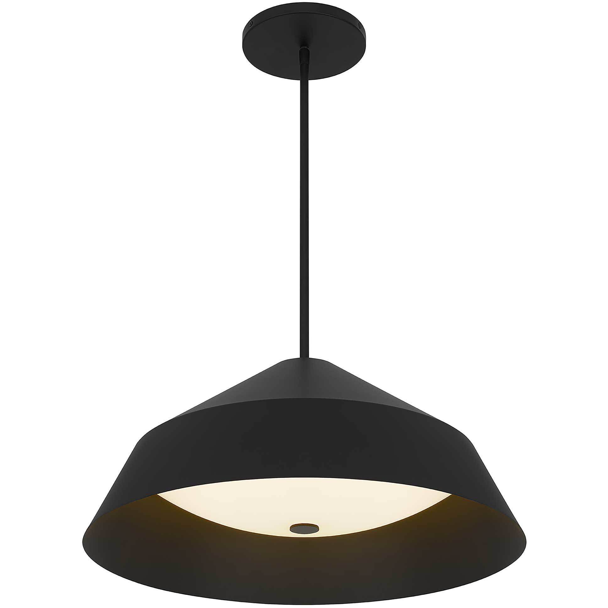 Nin LED 22 inch Sand Black Outdoor Pendant