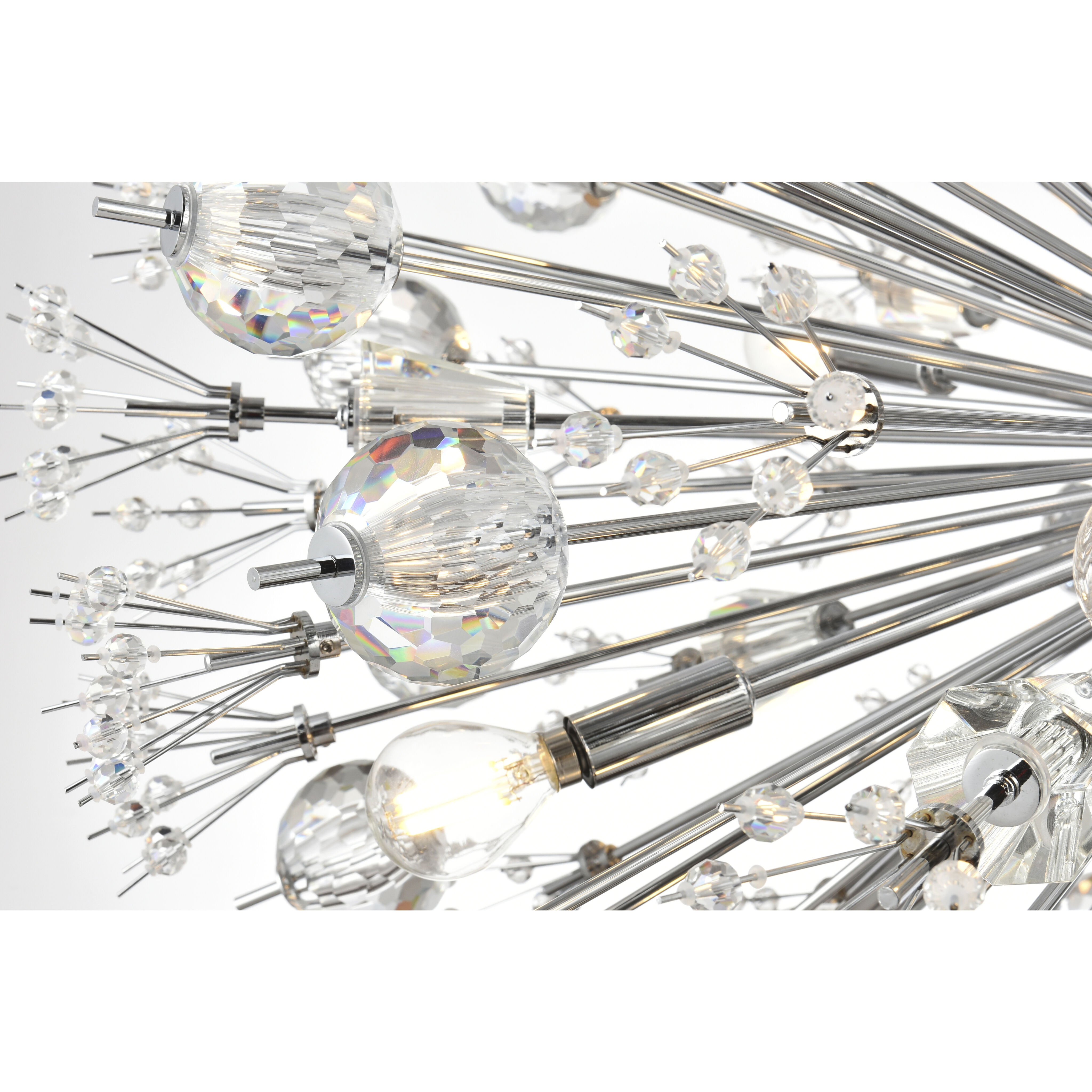 Vera 74 Light 44 inch Chrome Chandelier Ceiling Light