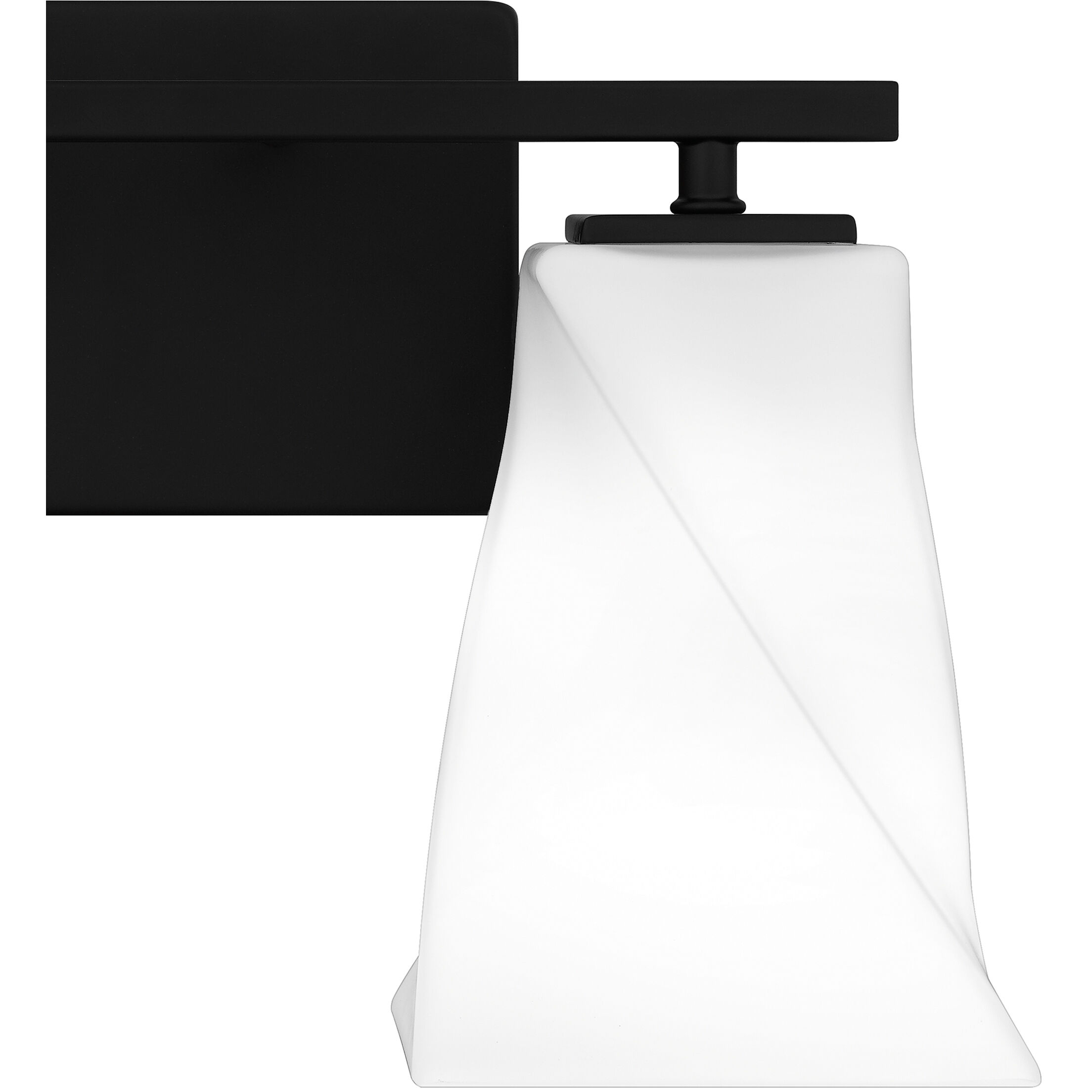 Stetson 2 Light 14.75 inch Matte Black Bath Light Wall Light, Medium