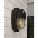 Maritime 1 Light 8.5 inch Matte Black Outdoor Wall Sconce
