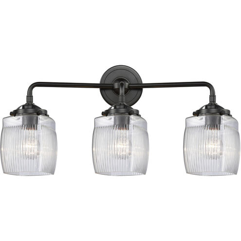 Nouveau Colton LED 24 inch Black Polished Nickel Bath Vanity Light Wall Light, Nouveau