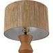 Belen 31 inch 150 watt Ochre Glazed Table Lamp Portable Light