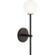 Richard June Sorelle 1 Light 4.5 inch Aged Iron Wall Sconce Wall Light in LED