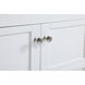 Theo 48 X 22 X 34 inch White Vanity Sink Set