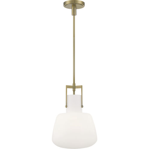 Izel 1 Light 12 inch Antique Brass Pendant Ceiling Light
