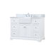 Franklin 48 X 22 X 35 inch White Bathroom Vanity Cabinet