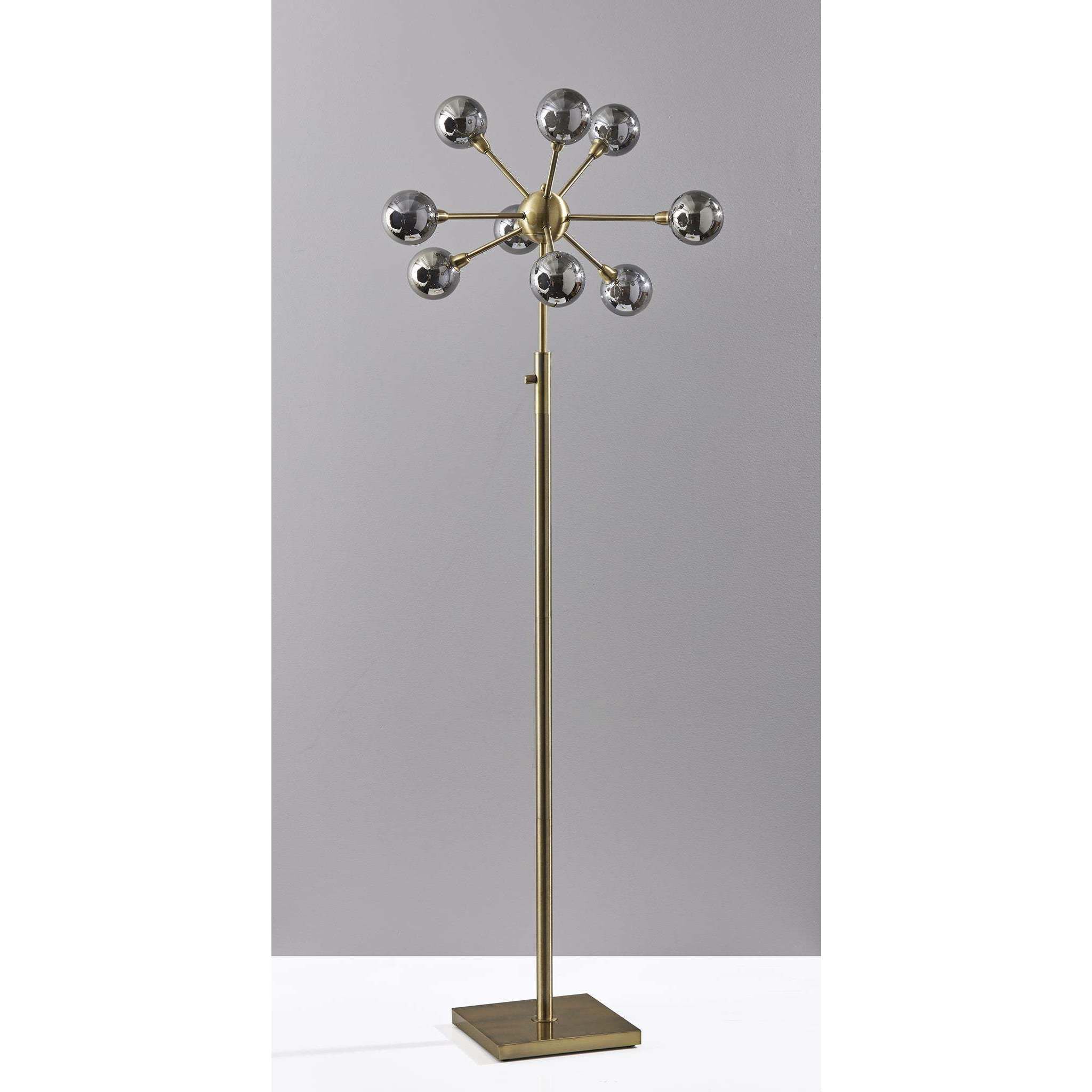 Starling 70 inch 27.00 watt Antique Brass Floor Lamp Portable Light