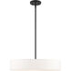 Venlo 4 Light 22 inch Black with Brushed Nickel Accents Pendant Ceiling Light