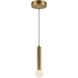 Alora Mood Arden LED 2.38 inch Brushed Gold Pendant Ceiling Light