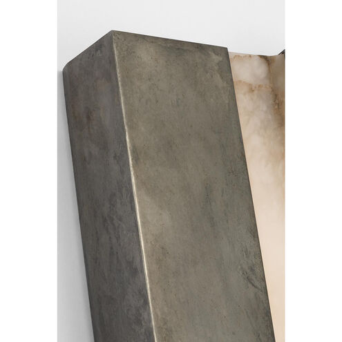 Anne-Marie Barton Austera Sconce Wall Light in Mottled Pewter