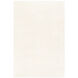 Deluxe Shag 108.27 X 78.74 inch White Machine Woven Rug in 7 x 9, Rectangle