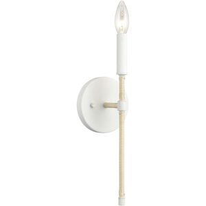 Breezeway 1 Light 5 inch White Coral and Natural ADA Sconce Wall Light