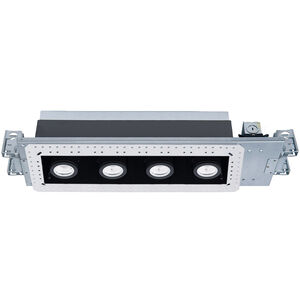 Silo Multiples LED White Black Multiple Recessed Trim in 2700K, White/Black