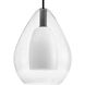 Carillon 1 Light 15 inch Matte Black Pendant Ceiling Light