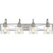Bartley 4 Light 32.25 inch Bathroom Vanity Light