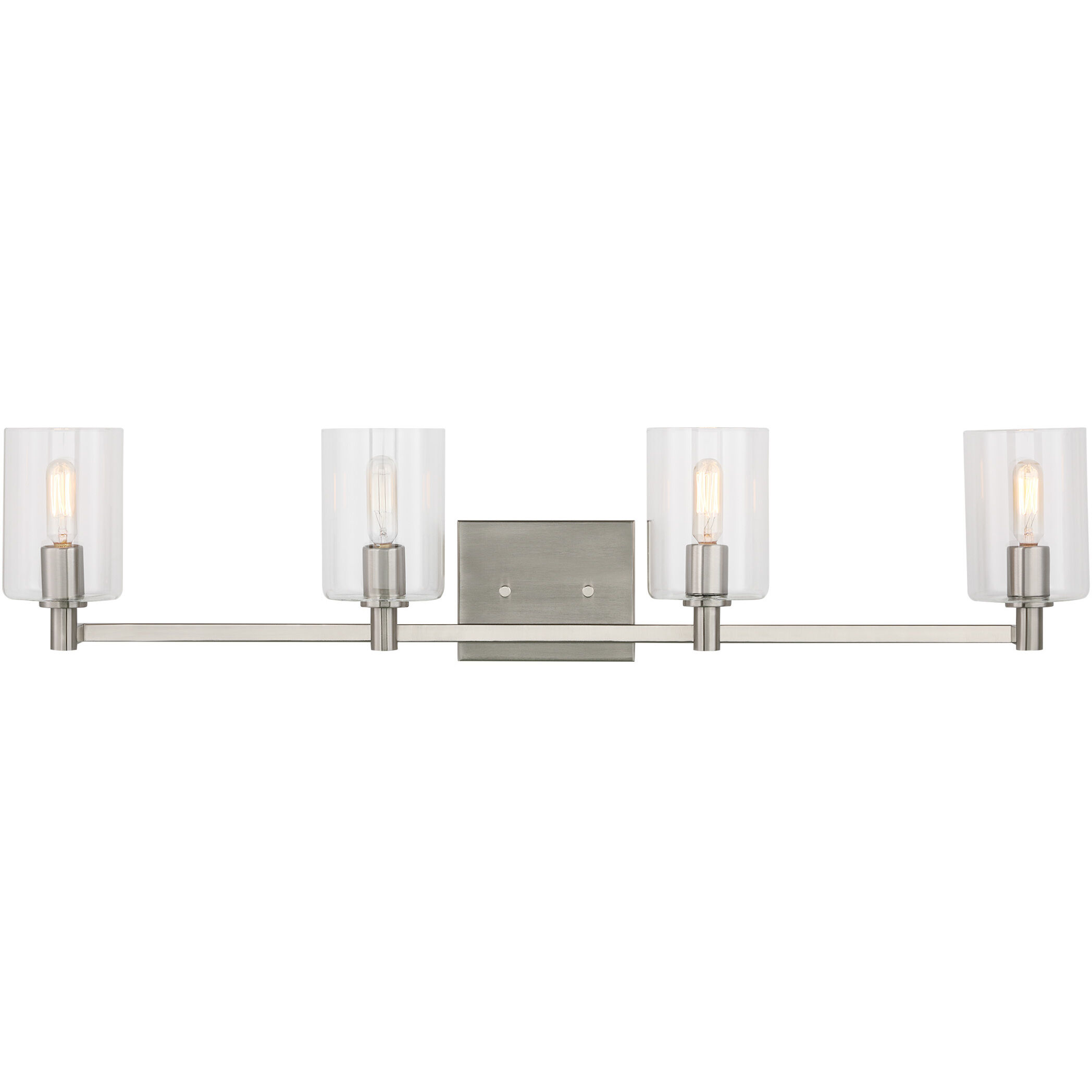 Fullton 4 Light 35 inch Brushed Nickel Bath Vanity Wall Light