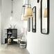 Vitrino Black 2 Door Dresser