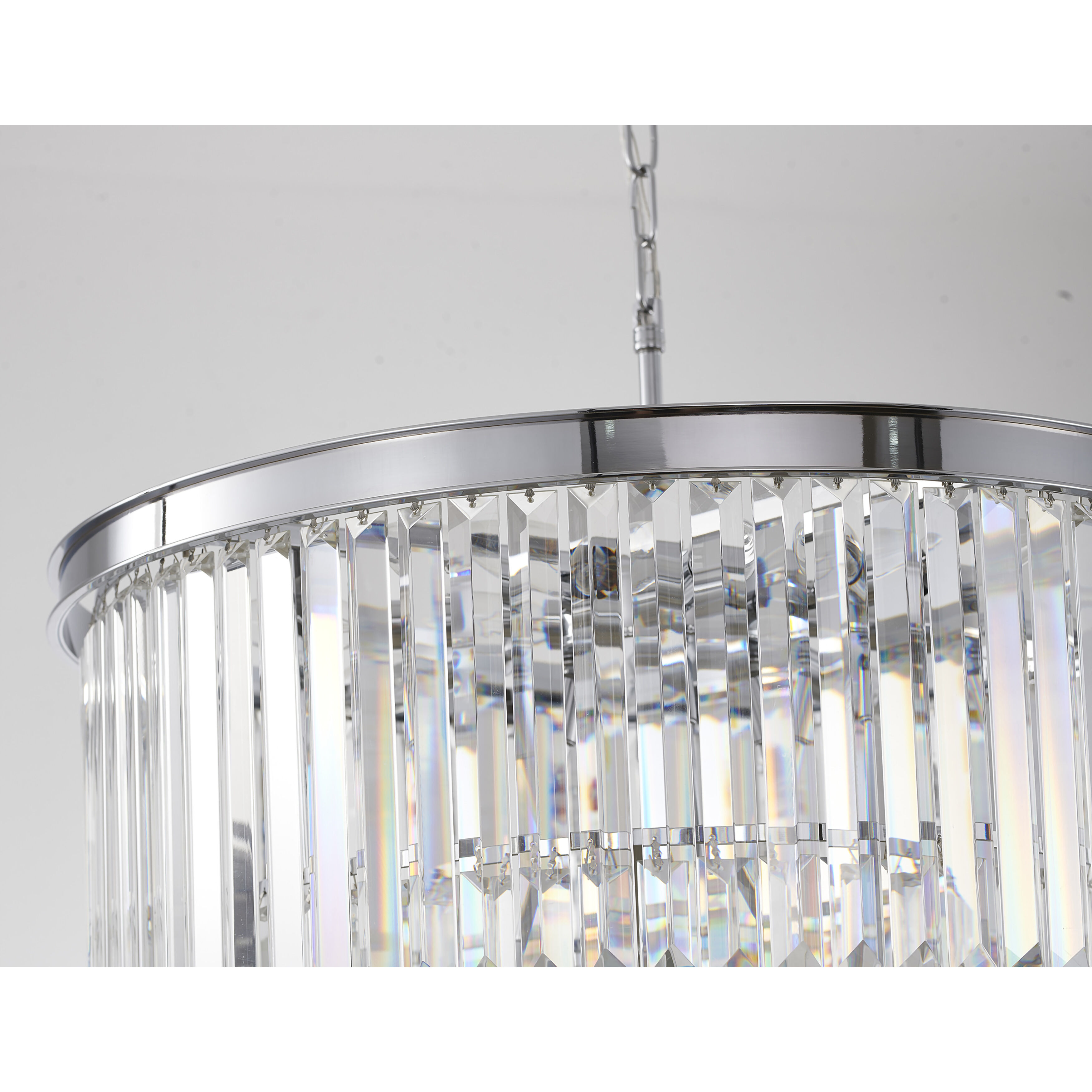 Canada 12 Light 24 inch Chrome Chandelier Ceiling Light