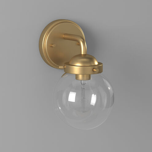 Knoll 1 Light 6 inch Brushed Gold Wall Sconce Wall Light