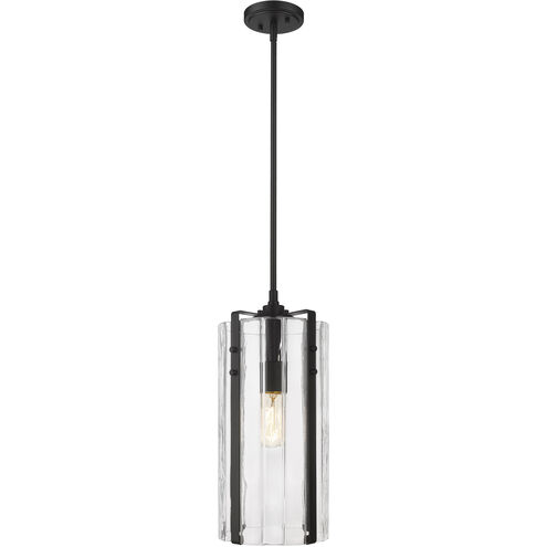 Alverton 1 Light 8 inch Matte Black Pendant Ceiling Light