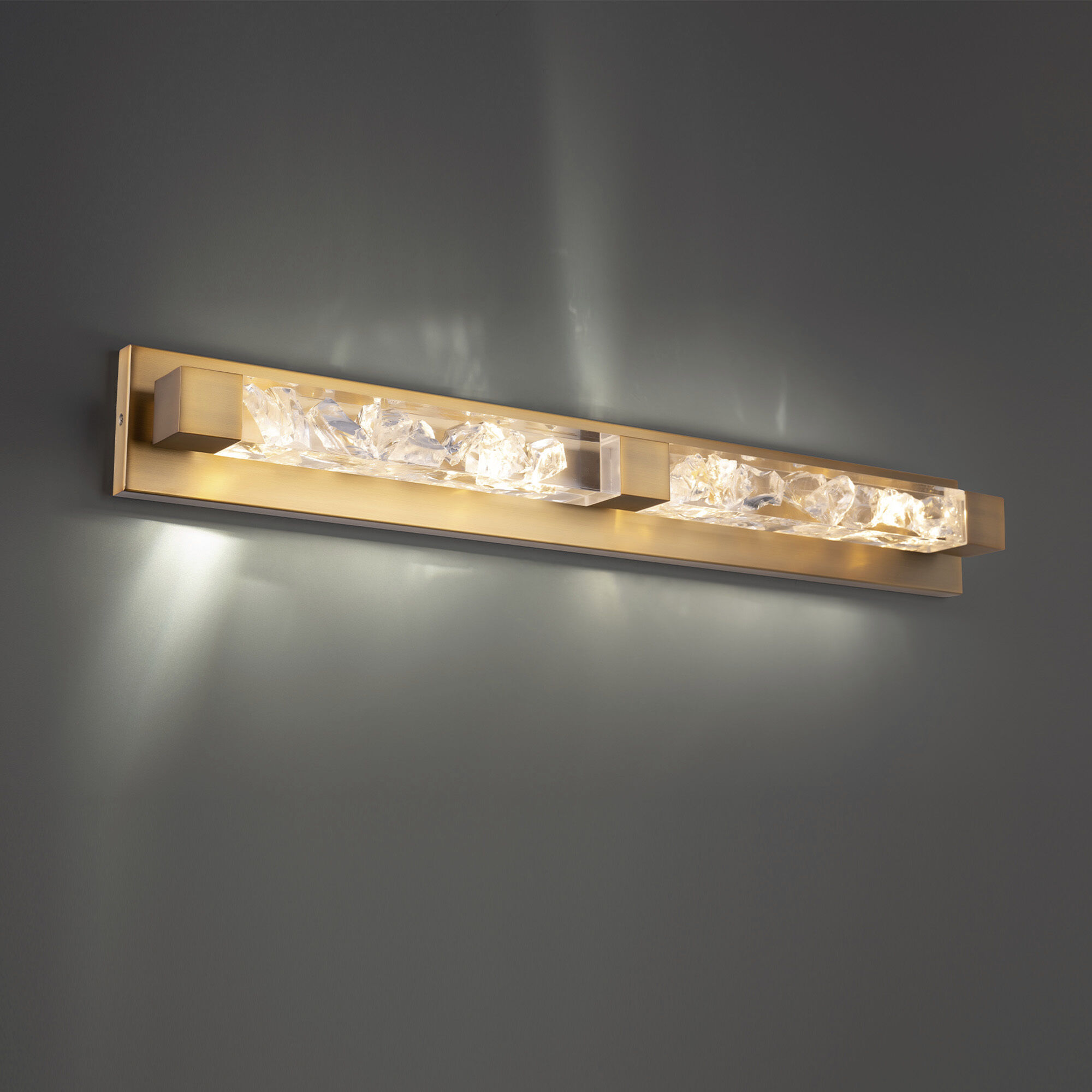 Aged brass vanity light shop