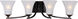 Aurora 4 Light 30 inch Oil Rubbed Bronze Bath Light Wall Light